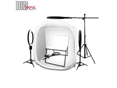 DigPro Mini Photo Studio w4 Ring Lights