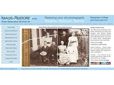 Photo Restoration, Repair, Retouching UK