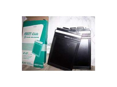two 4" x 5" Fidelity Elite film holders