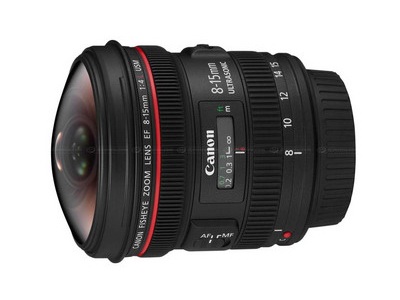 Canon 8-15mm Fisheye, L Series 