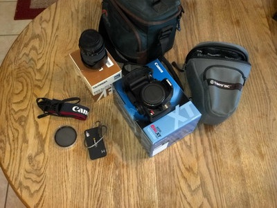 Canon Rebel XT with Tamron XR Di